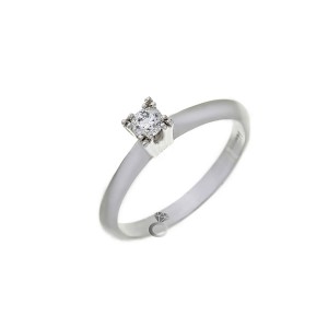 Δαχτυλιδι Μονοπετρο με Διαμαντι 0,15 Ct , F , VS1 G16K8-015CT